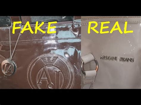 how to spot a fake armani bag|armani counterfeit bags.